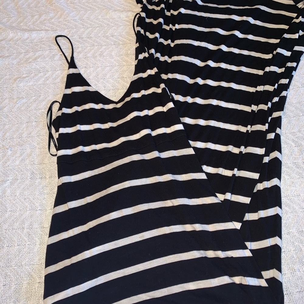 Striped maxi dress
